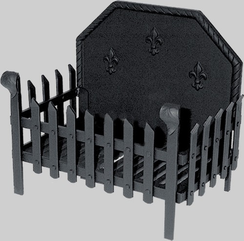 Cast iron fire - cast, basket