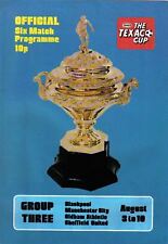 1974 TEXACO CUP - BLACKPOOL / MAN CITY / OLDHAM / SHEFFIELD UNITED