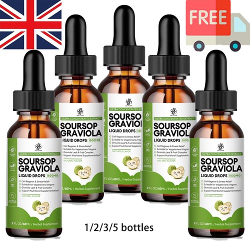 5pack soursop bitters liquid - soursop,