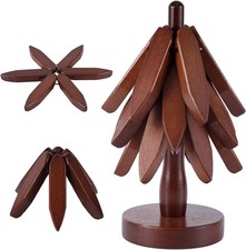 Wooden Trivets Set for Hot