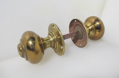 Vintage brass door - brass,