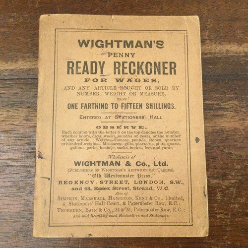 Wightman penny ready - wightman's,