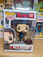 Funko POP! The Boys Billy Butcher #977 Bloody Special Edition w/Pop Protector