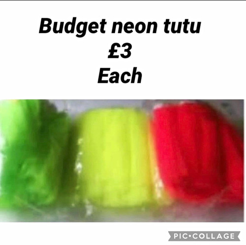 Womens neon tutu fancy - fancy, dress