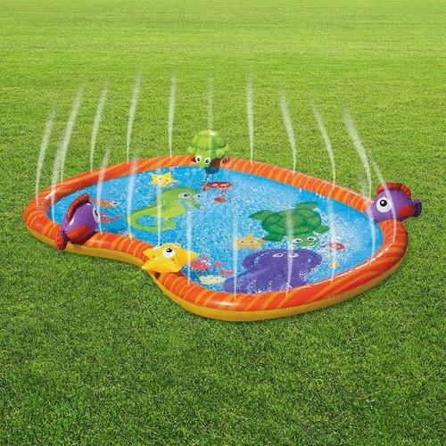 Sprinkler pad water play mat - sprinkler,