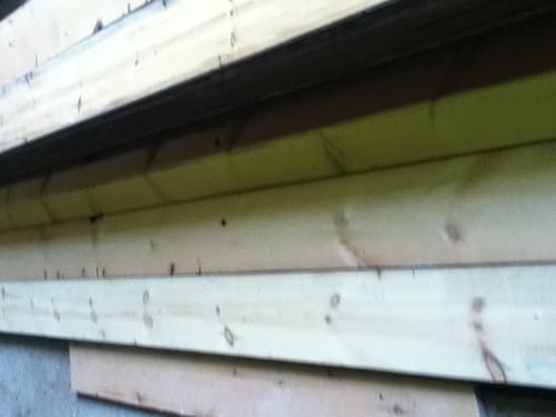 Reclaimed pine boarding - pine, 9"