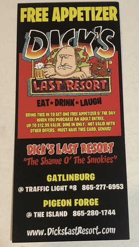 Dick last resort brochure - resort,