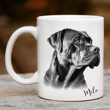 Personalised Pet Dog Mug Cane