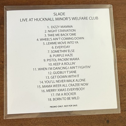 Slade live at hucknall - slade,