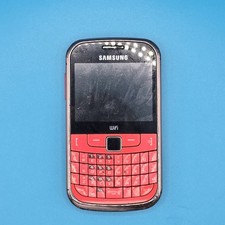 Samsung Ch@t 335 Pink – For Parts Only – Vintage QWERTY Phone – FREE POSTAGE