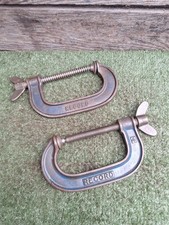 X2 Vintage Record 4" G Clamps