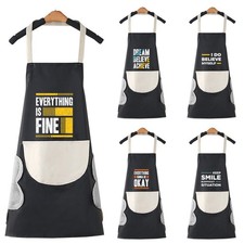 In UK Classic Unisex Adult Apron Cooking Baking Kitchen BBQ Catering Chef Apron