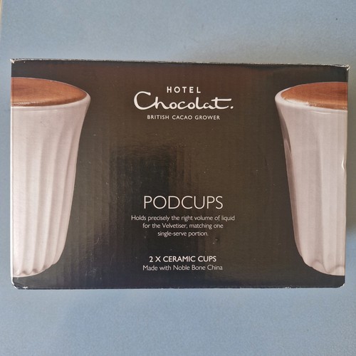 Hotel chocolat white pod cups - hotel,
