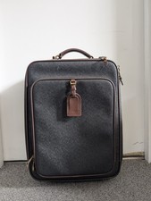 Travel Mulberry Suitcase Telescopic Upright 2 Wheels Scotch Grain VGC Authentic