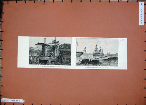 Original old antique - antique, print