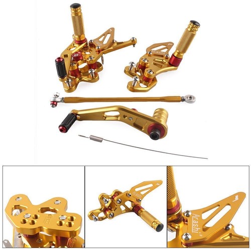 Adjustable footpegs rear sets - footpegs,