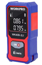 WORKPRO Handheld Digital Laser Measure Tape Rechargeable 40m Range #9280