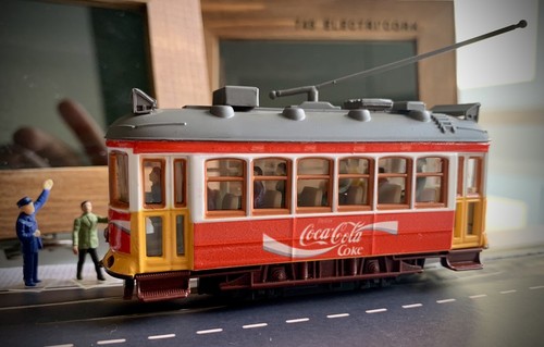 Lisbon tram coca cola diecast - tram,