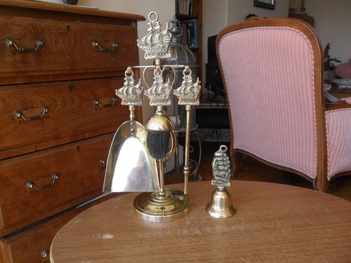 Vintage brass hms victory - vintage,