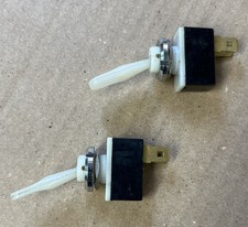 White On Off Switches Like Lucas BMC Mini Etc Toggle NOS 