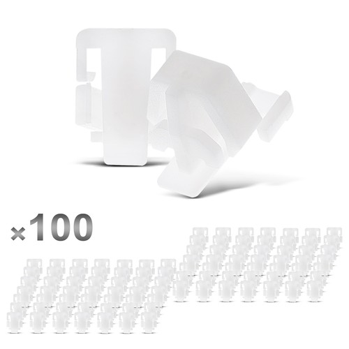 100x fastening clips - 100x, bumper