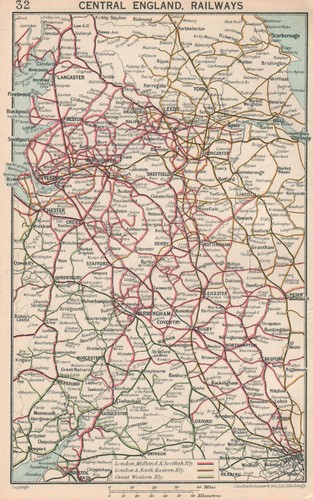 Central england railways lner - england,