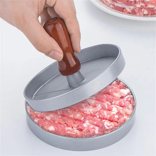 Burger press round stainless - burger,