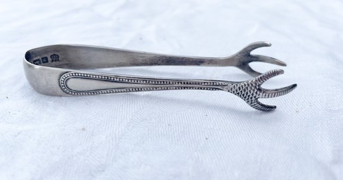 Vintage silver sugar claws - ,