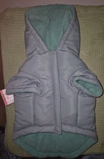 Bnwt XS Green Padded Dog Coat