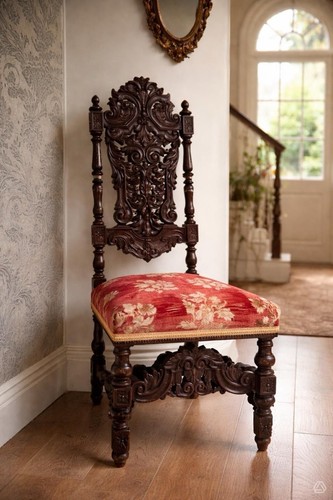 Victorian carved oak - carved, theone
