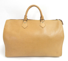 Authentic Louis Vuitton Epi  Speedy 35 Handbag F#48012