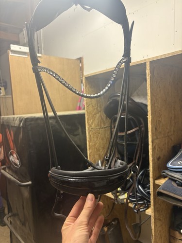 Finesse bridle cob full - finesse, black