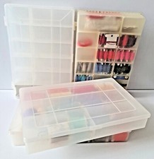 DARICE Embroidery Floss Organiser Box With Accessories Threads Cross Stitch
