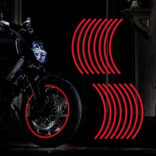 16x/Set Reflective Red Strips