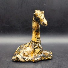 Vintage Le Vie Collage Safari Collection Decoupage Baby Giraffe Figurine H10cm