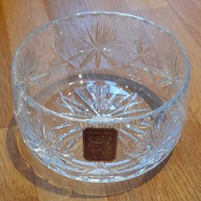 Edinburgh crystal, Star of Edinburgh sugar bowl 11cm diameter x 6cm