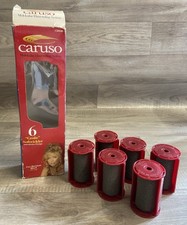 Caruso Vintage Molecular Foam Hair Styling System Curling Rollers Jumbo X 6 Box