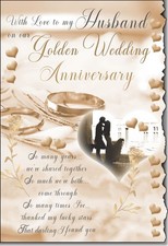Husband On Our Golden Wedding