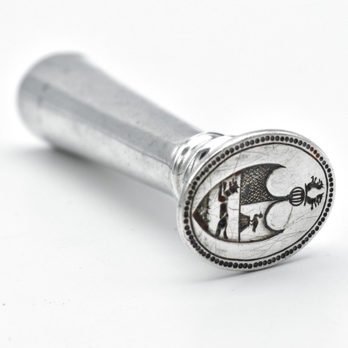 Antique solid silver armorial - antique,