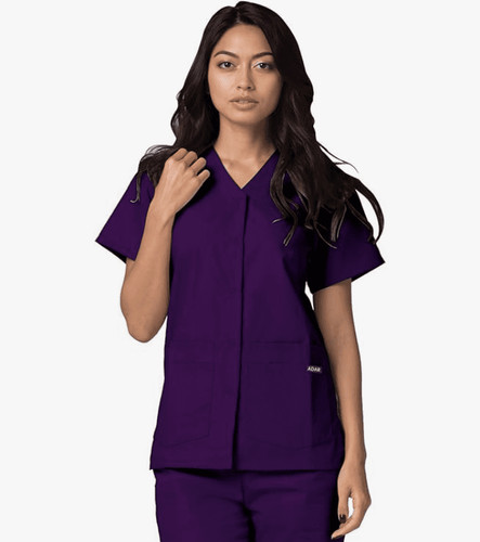Women medical scrub top - women's,