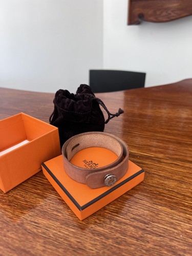 Hermès leather bracelet strap - leather,