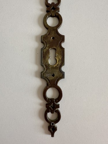 Brass escutcheon key hole - brass,