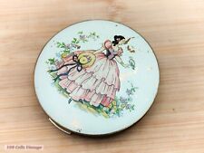 Stratton Lady in Crinoline-Vintage Ladies Powder Compact-0or
