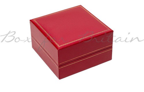 Red leatherette jewellery - red,