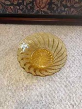 VINTAGE BAGLEY AMBER GLASS