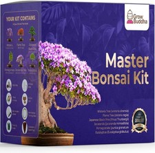 Master Bonsai Kit–Grow Japanese Bonsai Tree–Complete Indoor Starter Set-Gift Set