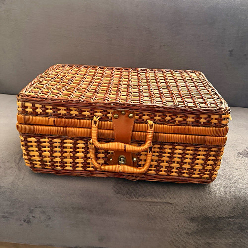 Wicker picnic basket ware - picnic, &