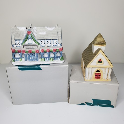 Party lite tea light houses - party,