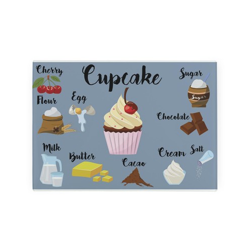 Cupcake recipe small glass - small,