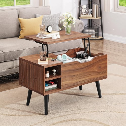 Lift top coffee table - lift, rustic